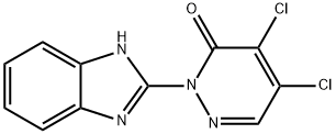 3(2H)-Pyridazinone, 2-(1H-benzimidazol-2-yl)-4,5-dichloro- Structure