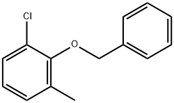 Benzene, 1-chloro-3-methyl-2-(phenylmethoxy)- Structure