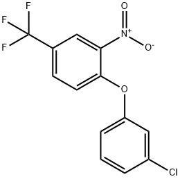 Benzene, 1-(3-chlorophenoxy)-2-nitro-4-(trifluoromethyl)- Structure