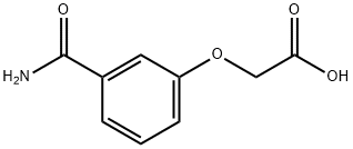 2-(3-carbamoylphenoxy)acetic Acid Structure