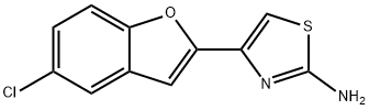 2-Thiazolamine, 4-(5-chloro-2-benzofuranyl)- Structure