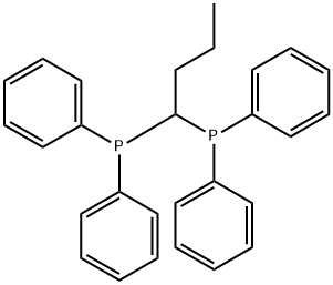 1,1-bis(diphenylphosphino)butane Structure