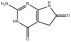 3H-Pyrrolo[2,3-d]pyrimidine-4,6-dione, 2-amino-5,7-dihydro- Structure
