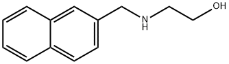 Ethanol, 2-[(2-naphthalenylmethyl)amino]- Structure
