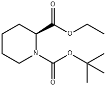 1,2-Piperidinedicarboxylic acid, 1-(1,1-dimethylethyl) 2-ethyl ester, (2S)- 구조식 이미지