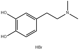 4-[2-(dimethylamino)ethyl]benzene-1,2-diol hydrobromide 구조식 이미지