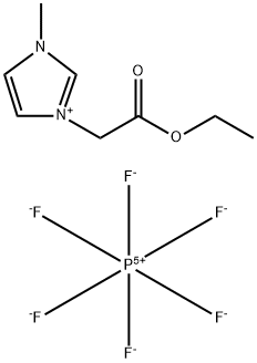 1-Ethyl ester Methyl-3-MethyliMidazoliuM hexafluorophosphate 구조식 이미지