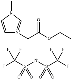 1-Ethyl ester Methyl-3-MethyliMidazoliuM bis(trifluoroMethylsulfonyl)iMide Structure