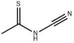 Ethanethioamide, N-cyano- Structure