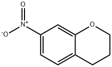 2H-1-Benzopyran, 3,4-dihydro-7-nitro- Structure