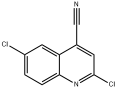 2,6-dichloroquinoline-4-carbonitrile Structure