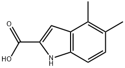 4,5-dimethyl-1H-indole-2-carboxylic Acid Structure