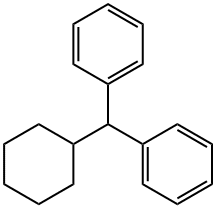 Benzene, 1,1'-(cyclohexylmethylene)bis- Structure