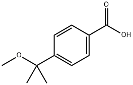 4-(2-Methoxypropan-2-yl)benzoic Acid 구조식 이미지