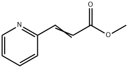 2-Propenoic acid, 3-(2-pyridinyl)-, methyl ester 구조식 이미지