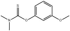 Carbamothioic acid, N,N-dimethyl-, O-(3-methoxyphenyl) ester 구조식 이미지