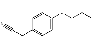 Benzeneacetonitrile, 4-(2-methylpropoxy)- 구조식 이미지