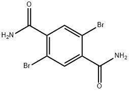 1,4-Benzenedicarboxamide, 2,5-dibromo- Structure