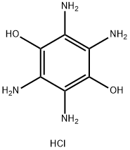 1,4-Benzenediol, 2,3,5,6-tetraamino-, hydrochloride (1:4) Structure