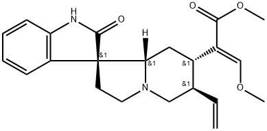 Isocorynoxeine 구조식 이미지