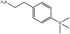 Benzeneethanamine, 4-(trimethylsilyl)- Structure