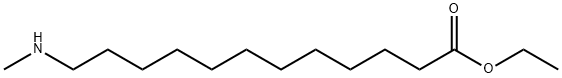 Dodecanoic acid, 12-(methylamino)-, ethyl ester Structure