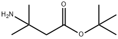 Butanoic acid, 3-amino-3-methyl-, 1,1-dimethylethyl ester 구조식 이미지