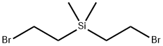 Silane, bis(2-bromoethyl)dimethyl- Structure