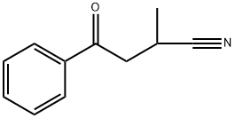 2-methyl-4-oxo-4-phenylbutanenitrile 구조식 이미지