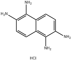 1,2,5,6-Naphthalenetetramine, hydrochloride (1:4) Structure