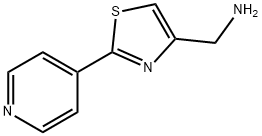 (2-(pyridin-4-yl)thiazol-4-yl)methanamine 구조식 이미지