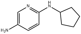 2,5-Pyridinediamine, N2-cyclopentyl- Structure