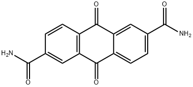 2,6-Anthracenedicarboxamide, 9,10-dihydro-9,10-dioxo- Structure