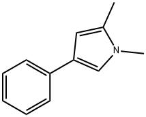 1,2-Dimethyl-4-phenyl-1H-pyrrole Structure