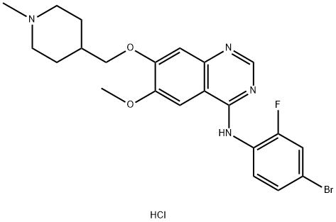 ZD 6474 hydrochloride Structure
