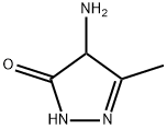 3H-Pyrazol-3-one, 4-amino-2,4-dihydro-5-methyl- Structure