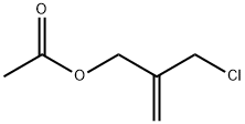 2-Propen-1-ol, 2-(chloromethyl)-, 1-acetate 구조식 이미지