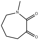 1H-Azepine-2,3-dione, tetrahydro-1-methyl- Structure