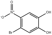 1,2-Benzenediol, 4-bromo-5-nitro- Structure
