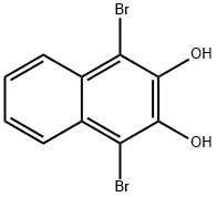 2,3-Naphthalenediol, 1,4-dibromo- 구조식 이미지