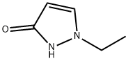 3H-Pyrazol-3-one, 1-ethyl-1,2-dihydro- Structure