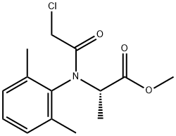 Alanine, N-(2-chloroacetyl)-N-(2,6-dimethylphenyl)-, methyl ester 구조식 이미지