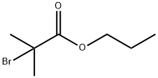 Propanoic acid, 2-bromo-2-methyl-, propyl ester Structure