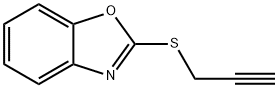 Benzoxazole, 2-(2-propyn-1-ylthio)- Structure