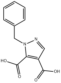 1-benzyl-1H-pyrazole-4,5-dicarboxylic acid Structure