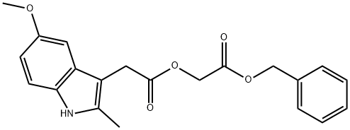 Acemetacin Impurity 4 구조식 이미지