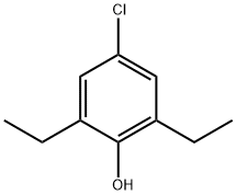 Phenol, 4-chloro-2,6-diethyl- Structure