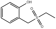 Phenol, 2-[(ethylsulfonyl)methyl]- Structure