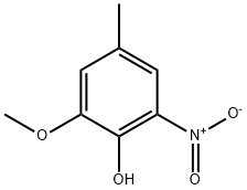 Phenol, 2-methoxy-4-methyl-6-nitro- Structure