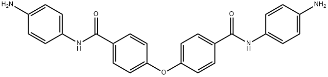 Benzamide, 4,4'-oxybis[N-(4-aminophenyl)- Structure